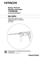 Hitachi Koki DH 22PH Instrucciones De Manejo