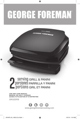 George Foreman GR320FB Manual De Uso Y Cuidado