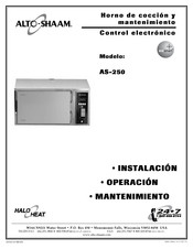 Alto-Shaam AS-250 Instalación Operación Mantenimiento