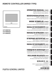 Fujitsu UTY-RNRYZ2 Manual De Funcionamiento