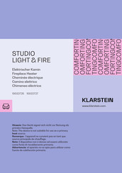 Klarstein STUDIO LIGHT & FIRE Serie Manual De Instrucciones