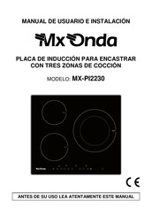 Mx Onda MX-PI2230 Manual De Usuario E Instalacion