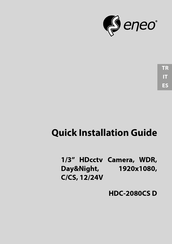 Eneo HDC-2080CS Guía De Instalación Rápida