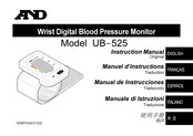 A&D UB-525 Manual De Instrucciones