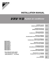 Daikin VRV-WIII RWEYQ28PY1 Manual De Instalación