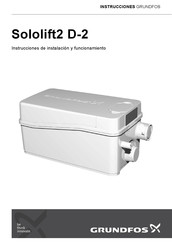 Grundfos Sololift2 D-2 Instrucciones De Instalación Y Funcionamiento