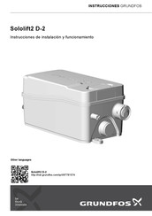 Grundfos Sololift2 D-2 Instrucciones De Instalación Y Funcionamiento