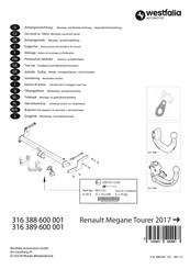 Westfalia Automotive 316 389 600 001 Instrucciones De Montaje