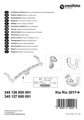 Westfalia Automotive 345 127 600 001 Instrucciones De Montaje