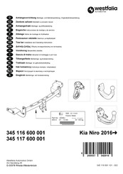 Westfalia Automotive 345 116 600 001 Instrucciones De Montaje