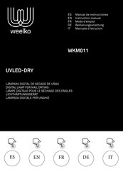 Weelko UVLED-DRY WKM011 Manual De Instrucciones