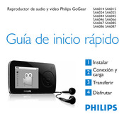 Philips GoGear SA6086 Guia De Inicio Rapido