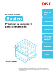 Oki Pro9541WT Manual De Usuario