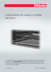 Miele H6267B Instrucciones De Manejo Y Montaje