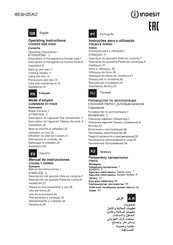 Indesit I6ESH2E/KZ Manual De Instrucciones