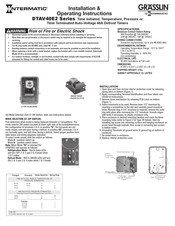 Intermatic Grasslin DTAV40E2 Serie Instrucciones De Instalación Y Funcionamiento