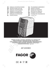 Fagor AF-600EC Manual De Instrucciones