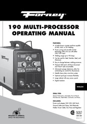 Forney 190 MULTI-PROCESSOR Manual De Instrucciones