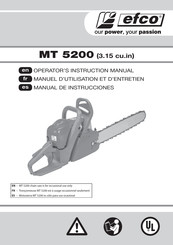 Efco MT 5200 Manual De Instrucciones