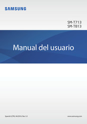 Samsung SM-T813NZKEPEO Manual Del Usuario