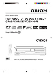 Orion CVD605 Manual De Instrucciones