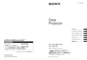 Sony VPL-DX126 Manual De Referencia