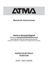 ATMA HG4010AE Manual De Instrucciones