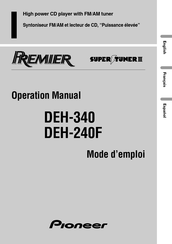 Pioneer DEH-240F Operación Manual