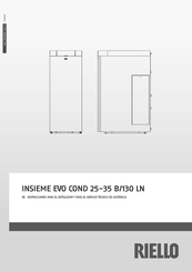 Riello INSIEME EVO COND Serie Instrucciones Para El Instalador Y Para El Servicio Técnico De Asistencia