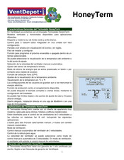 VentDepot HoneyTerm Manual Del Usuario