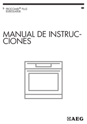 AEG PROCOMBI PLUS BS8836480B Manual De Instrucciones