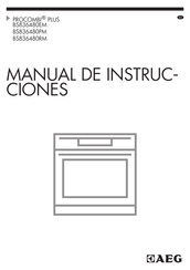 AEG PROCOMBI PLUS BS836480EM Manual De Instrucciones