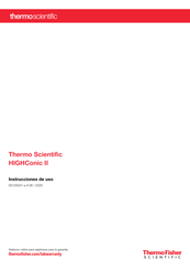 Thermo Scientific HIGHConic II Instrucciones De Uso