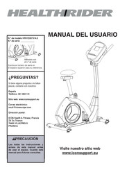 Healthrider HRIVEX87314.0 Manual Del Usuario