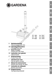 Gardena 7649 Manual De Instrucciones