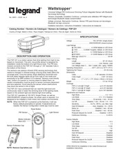 LEGRAND FSP-321 Manual Del Usuario