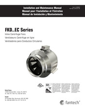 Fantech FKDCEC Manual De Instalación Y Mantenimiento