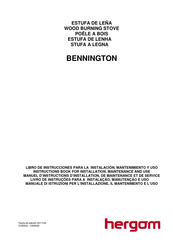 Hergom BENNINGTON Libro De Instrucciones Para La  Instalación, Mantenimiento Y Uso