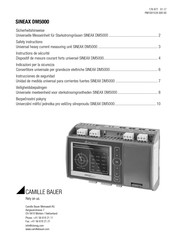 Camille Bauer SINEAX DM5000 Manual Del Usuario