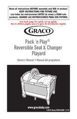 Graco Pack 'n Play Reversible Seat & Changer Playard Manual Del Propietário