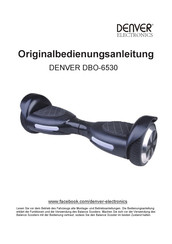 Denver Electronics DBO-6530 Instrucciones Originales