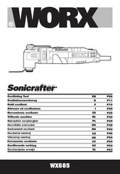 Worx Sonicrafter WX685 Traducción De Las Instrucciones Originales