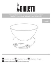 Bialetti PSA01 Instructiones De Uso