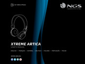 NGS XTREME ARTICA Manual De Usuario