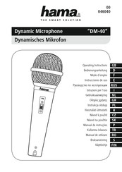 Hama DM-40 Instrucciones De Uso