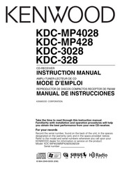 Kenwood KDC-MP428 Manual De Instrucciones