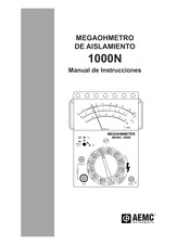 AEMC Instruments 1000N Manual De Instrucciones