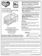 Delta Children Crib N Changer Manual De Instrucciones