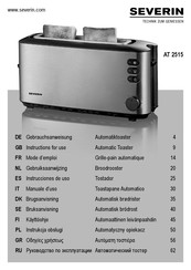 SEVERIN AT 2515 Instrucciones De Uso