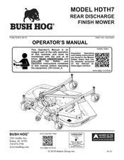 Bush Hog HDTH7 Manual De Seguridad Para El Personal De Operaciones Y Mantinimiento